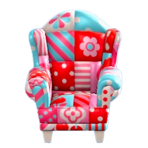 パッチワークなチェアのキュートの画像