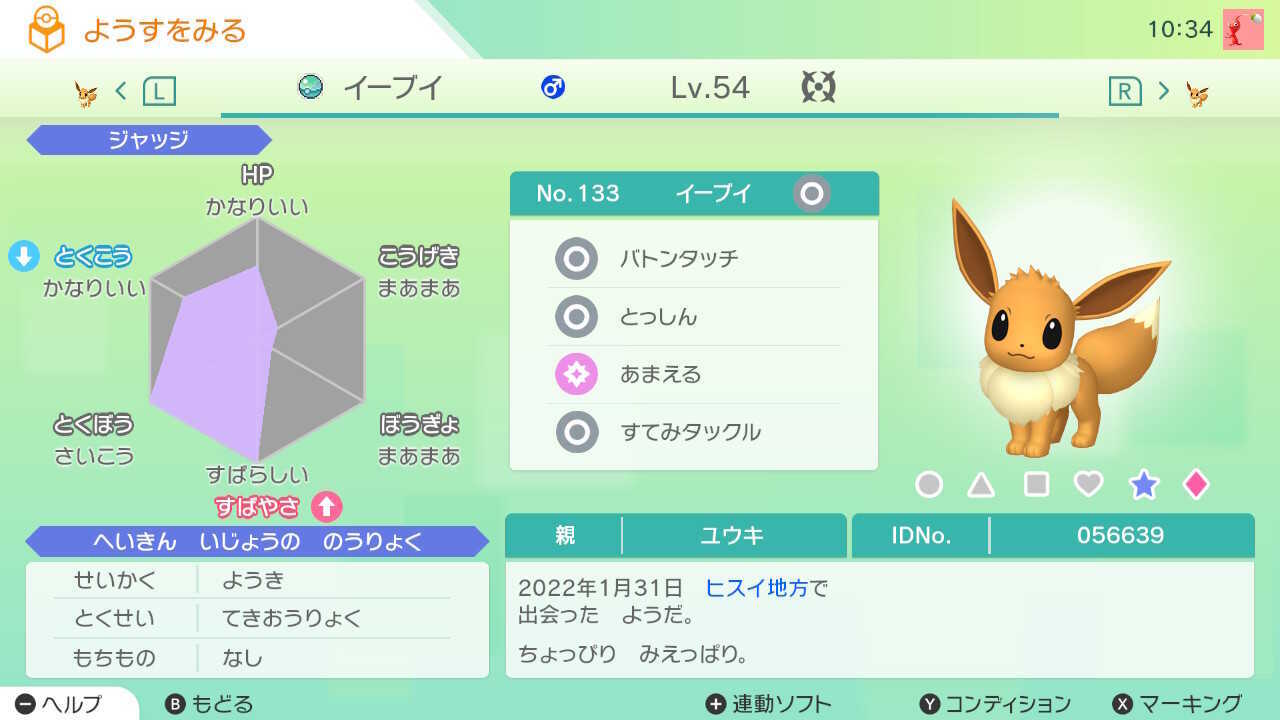 BDSP連携イーブイ