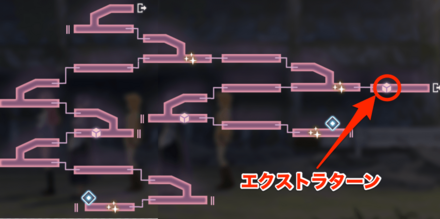 光の回廊のマップと攻略