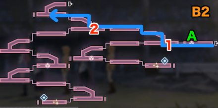 光の回廊のマップと攻略