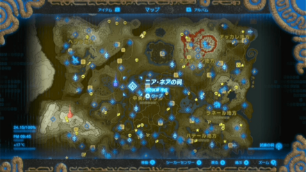 ニア・ネアの祠の場所マップ