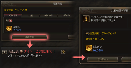 位置共有システム