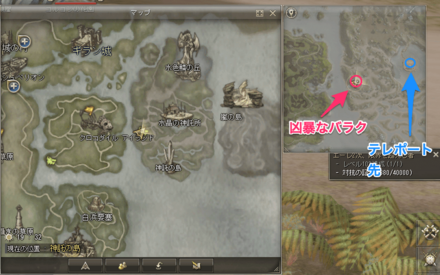 凶暴なバラク場所