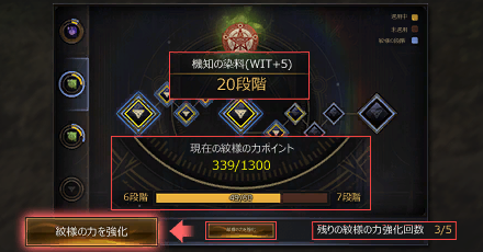 紋様の力の強化