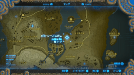 ダヒ・シーノの祠の場所マップ詳細