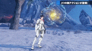 投擲アクション