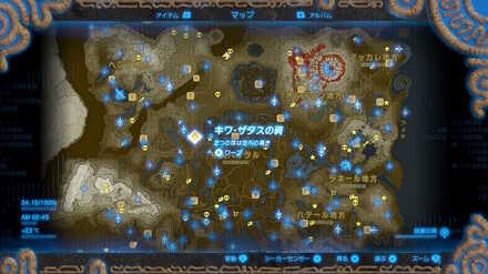 キワ・サダスの祠の場所マップ