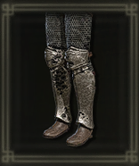 流刑兵の足甲画像