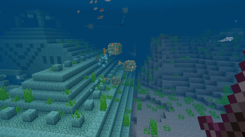 海底神殿に湧く