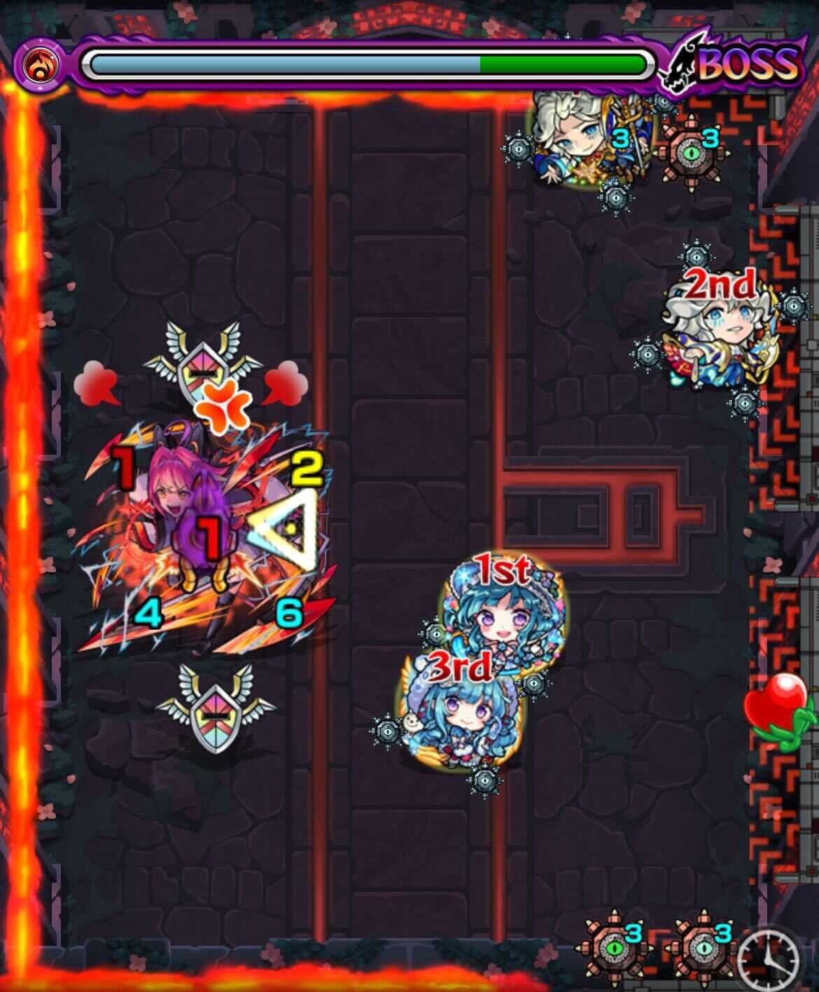 ノイン ボス1 クロスドクロ処理後