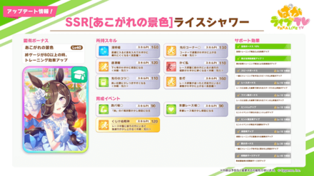 SSRライスシャワー(賢さ)の詳細情報