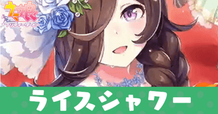 ［あこがれの景色］ライスシャワー