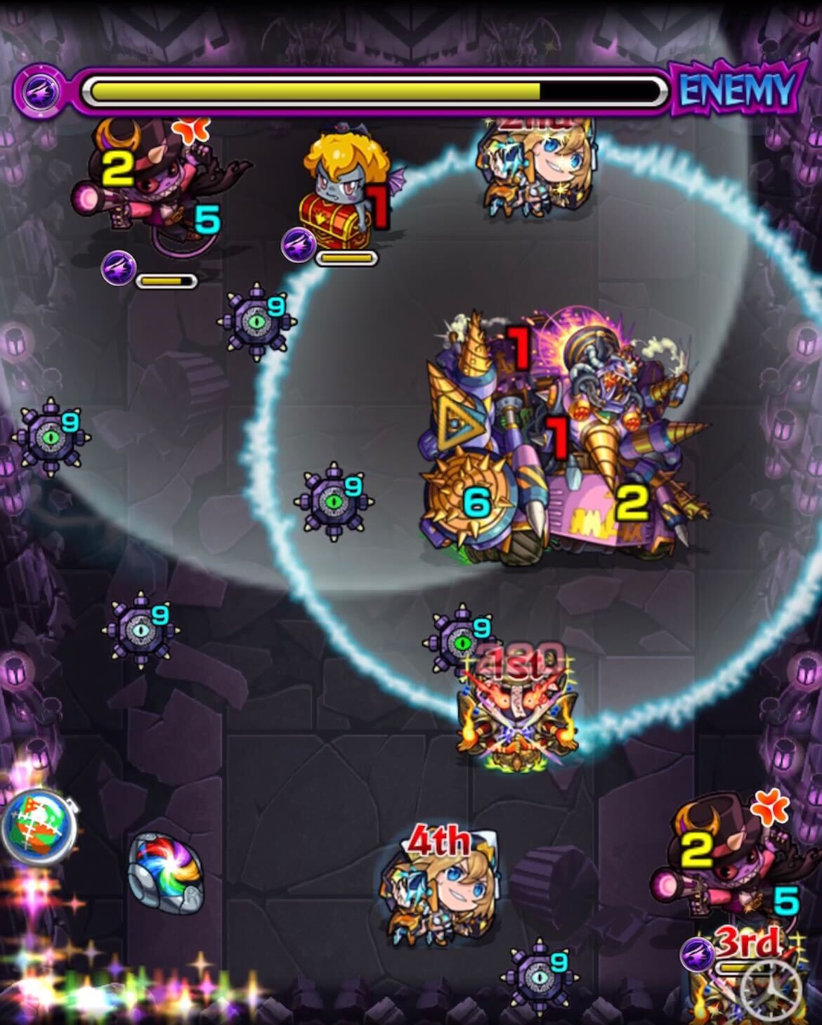 ウンエントリヒ ステージ3 ドクロ処理後