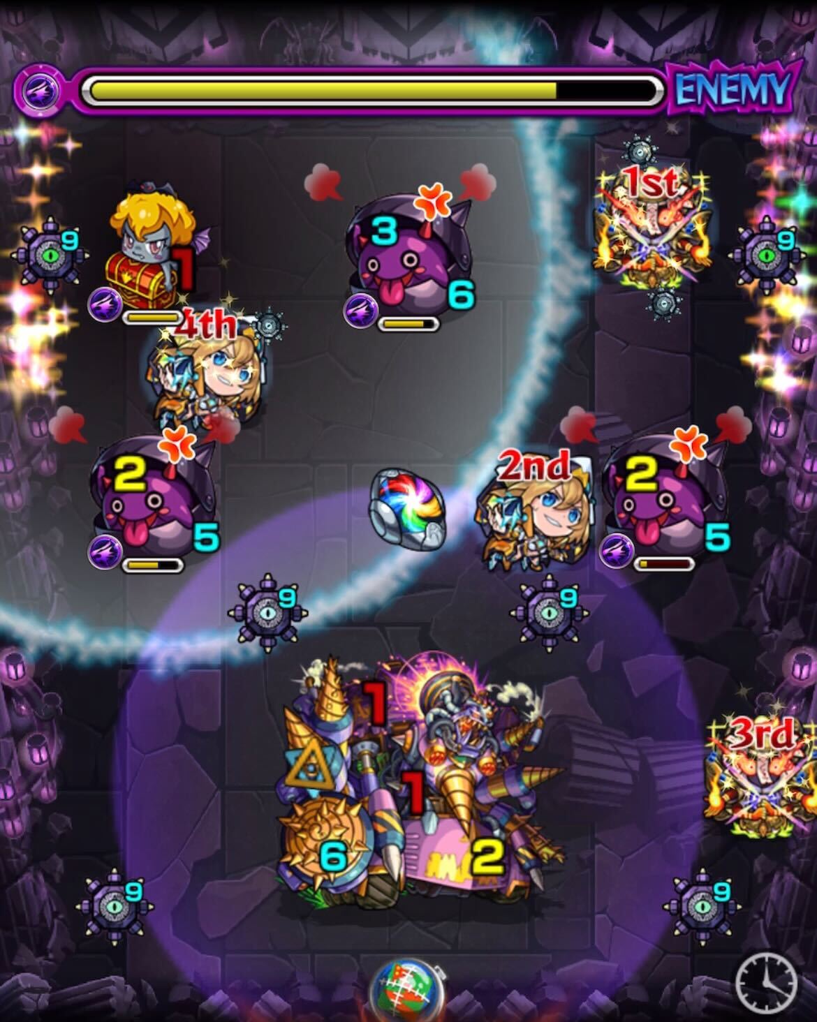 ウンエントリヒ ステージ4 ドクロ処理後