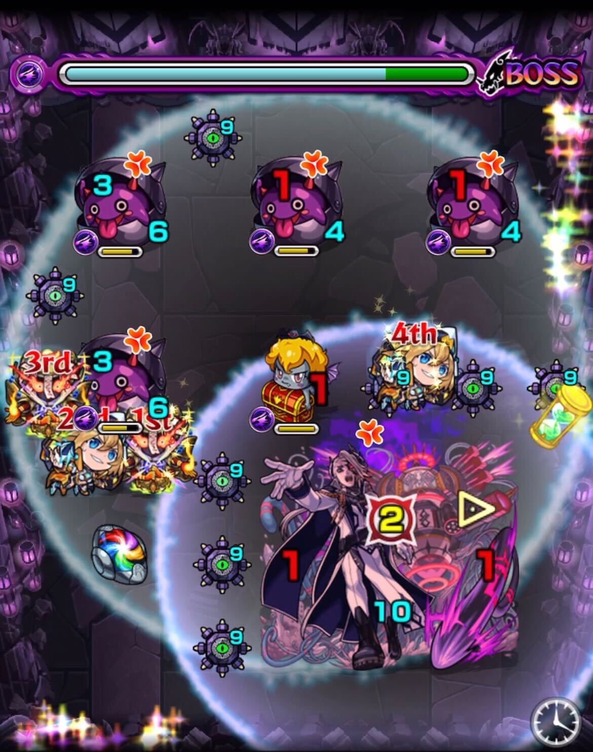 ウンエントリヒ ボス1 ドクロ処理後