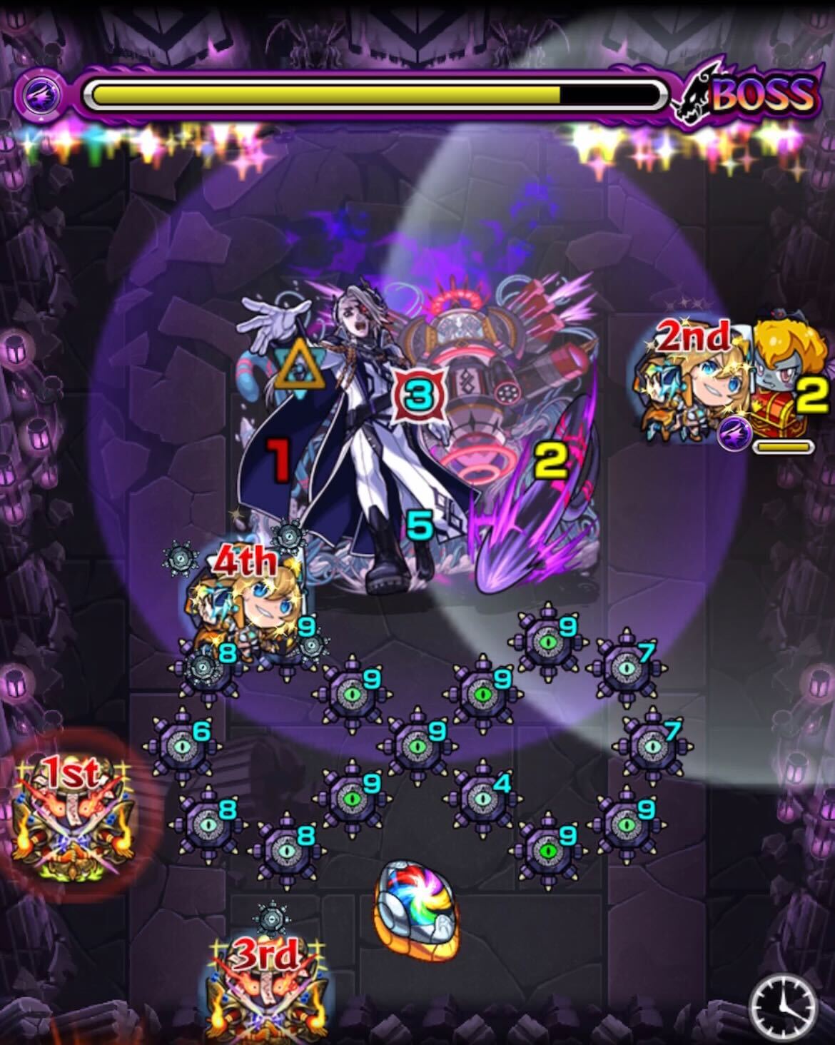 ウンエントリヒ ボス3 ドクロ処理後