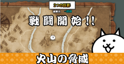 火山の脅威バナー