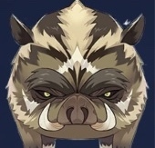 「雪のイノシシ王」画像