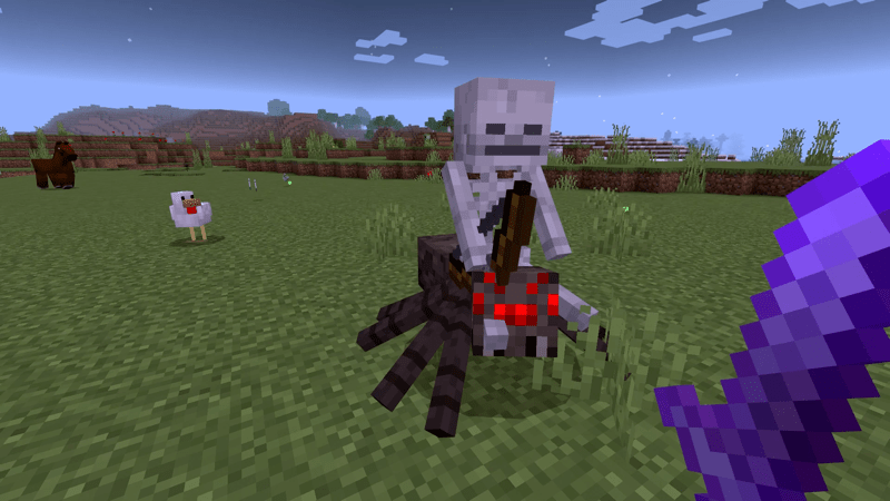 クモがスポーンする時に稀に出現