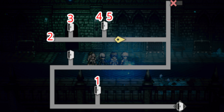 辺獄・ホルンブルグ城 -西- 宝箱 位置