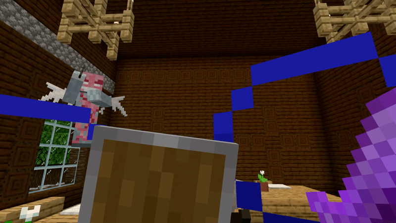 盾を装備して攻撃する