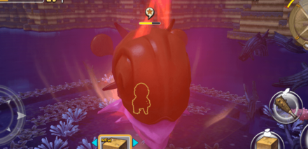 巨大ドロルが赤く光ったら回避