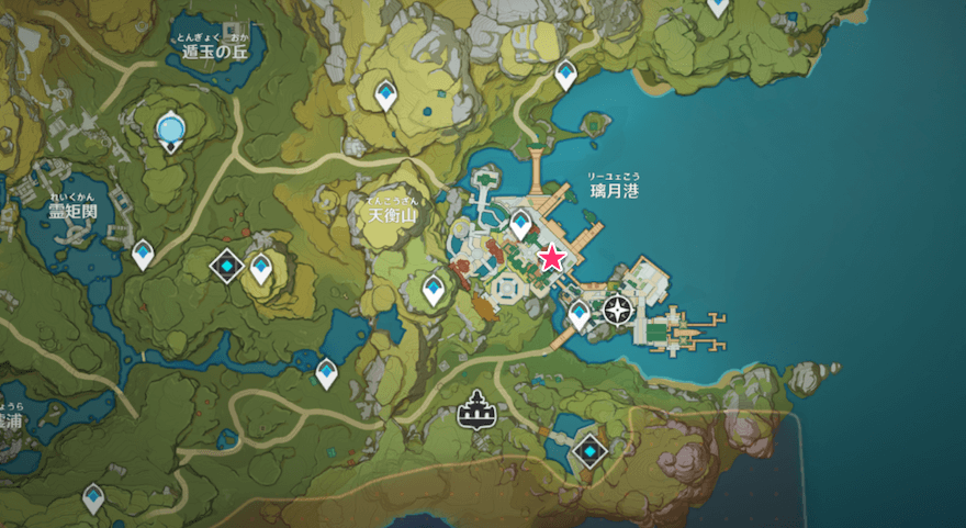 舞台上と舞台下の場所