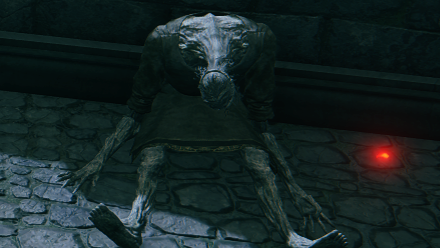 ストームヴィル城の市民の服を落とす遺体