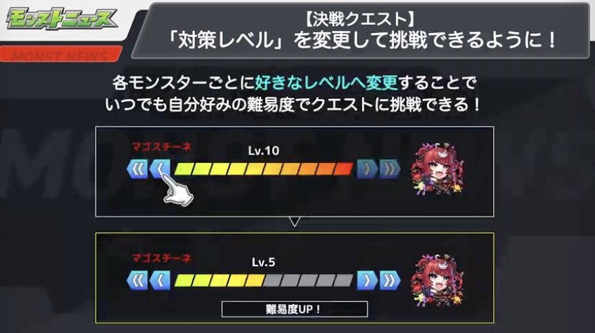 決戦クエストレベル