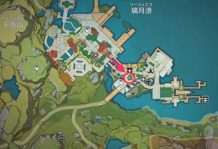 扇底春秋のマップ