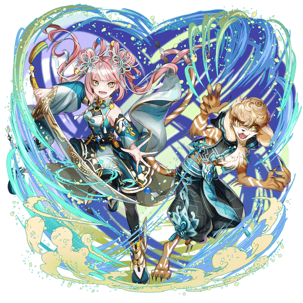 オセロニアの［絆の堅守］ジャラ＆ニィニーの画像