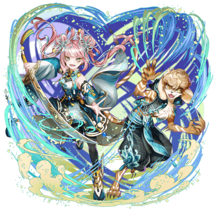 オセロニアの［絆の堅守］ジャラ＆ニィニーの画像