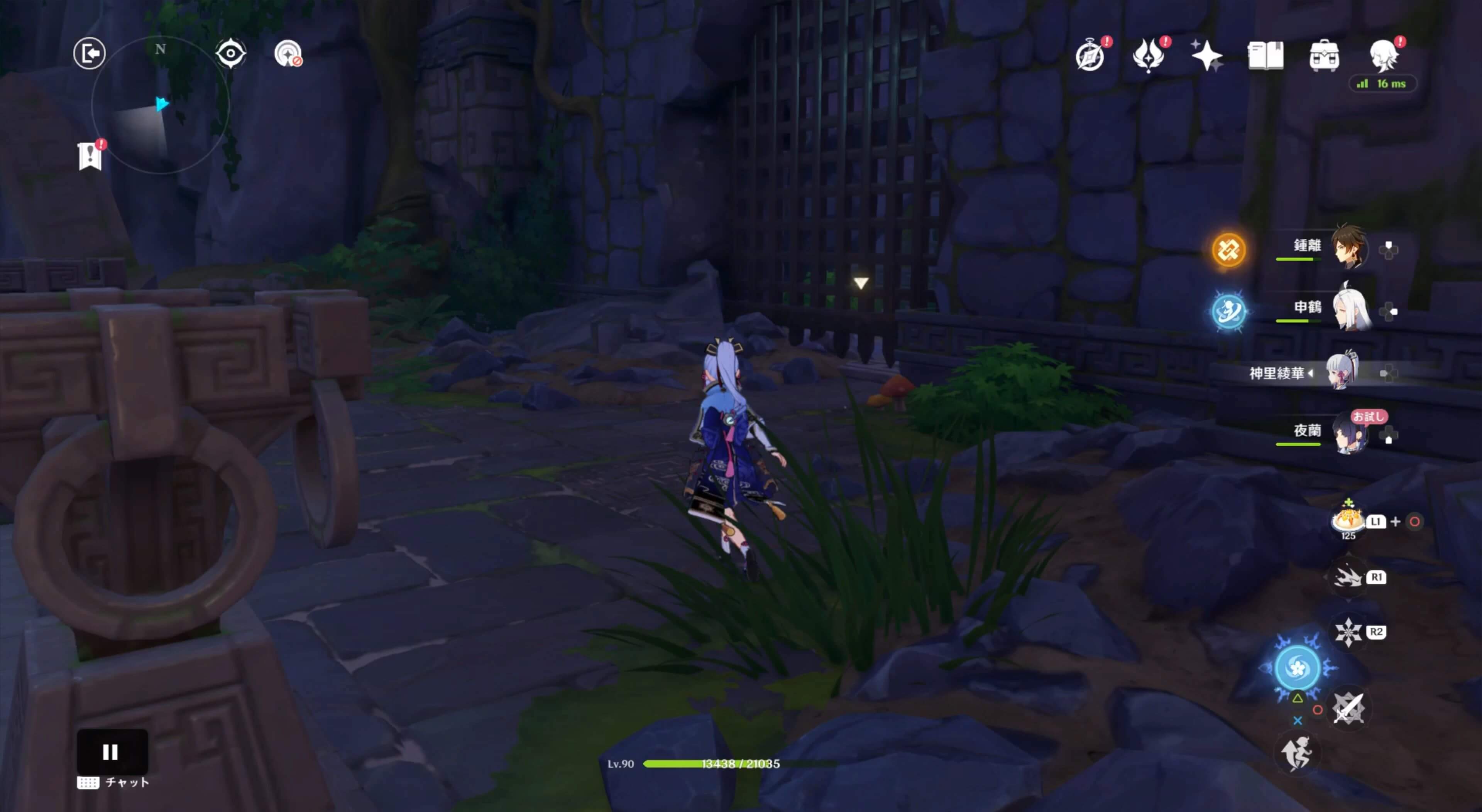 奥に進み「怪しい大使」が進んだ扉の前に向かう