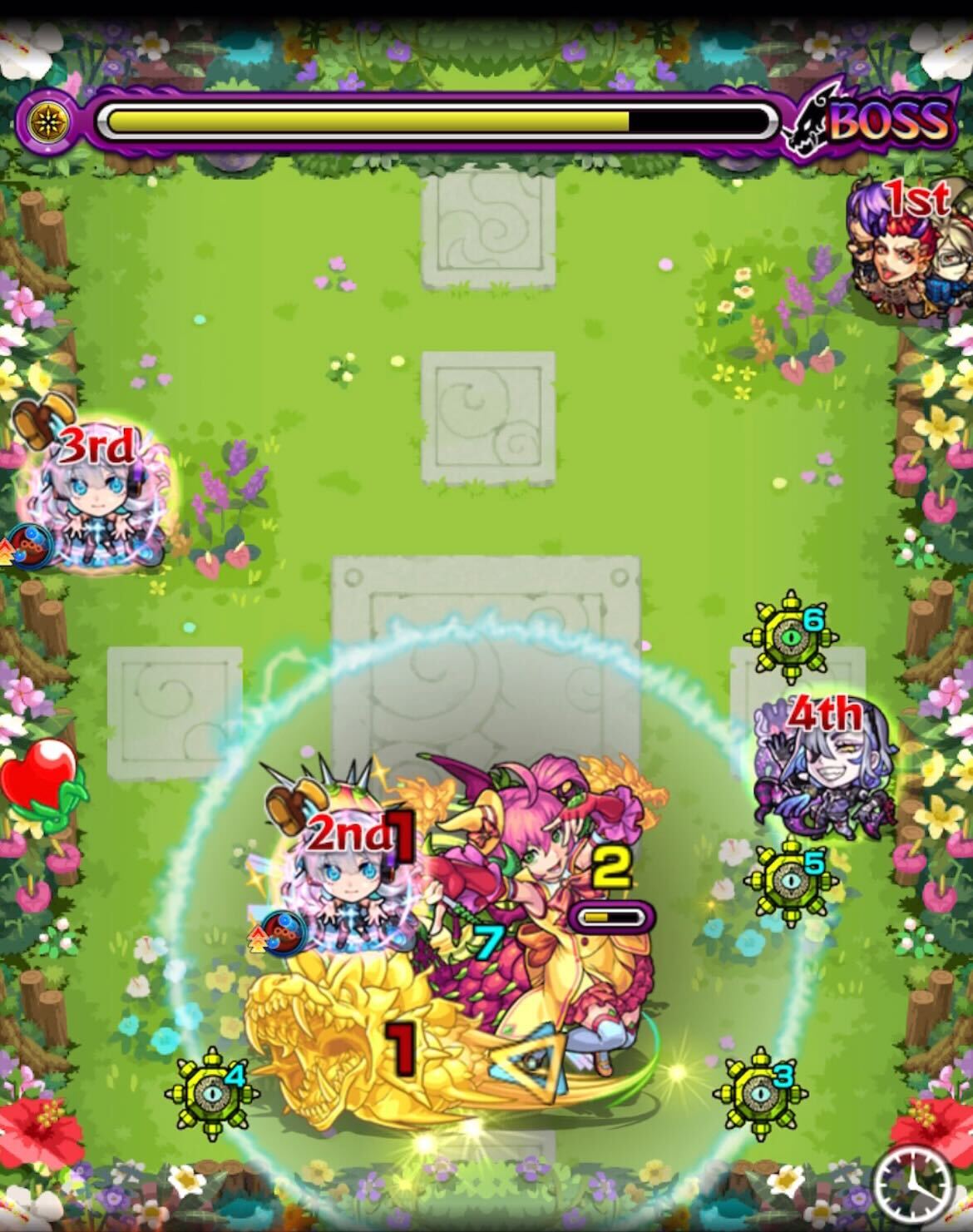 ドランフルッツ ボス2 クロスドクロ処理後