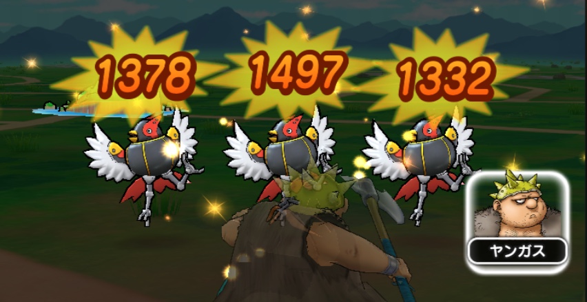 助っ人ヤンガスは通常周回でも十分活躍