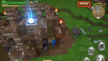 ドラクエビルダーズ プレイ画面