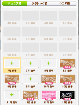 ジュニア級オグリローテーション