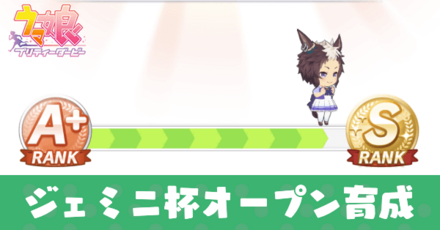 ジェミニ杯 オープン育成