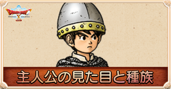 主人公の見た目と種族