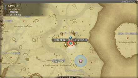 森へ吹き込む草原の風