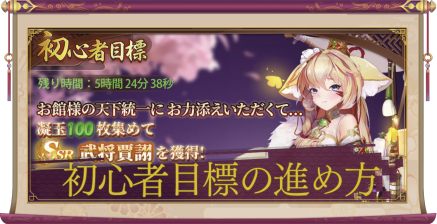 初心者目標