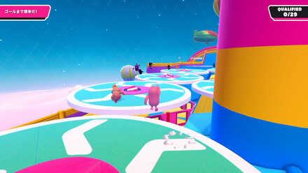 フォールガイズのスピンレース