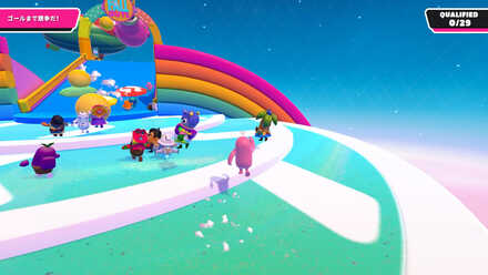 フォールガイズのスピンレース