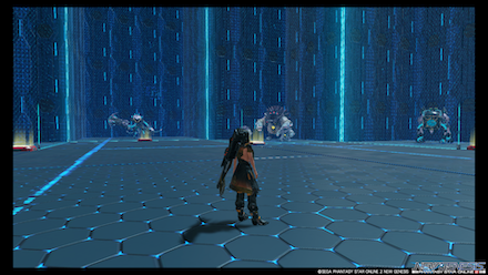 順番に湧いてくる敵