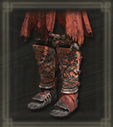 腐敗した闘士の足甲画像