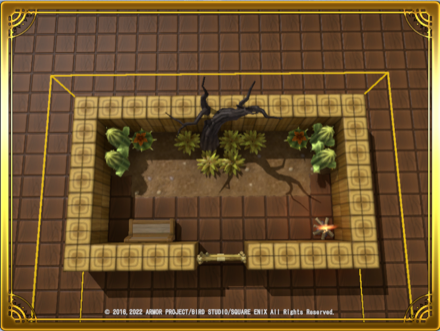 砂漠の庭園画像