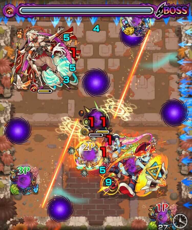 バレン&レンツ ボス1 移動後