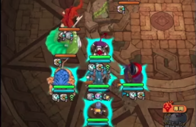 敵をステージ左端に閉じ込めて被ダメージを激減能