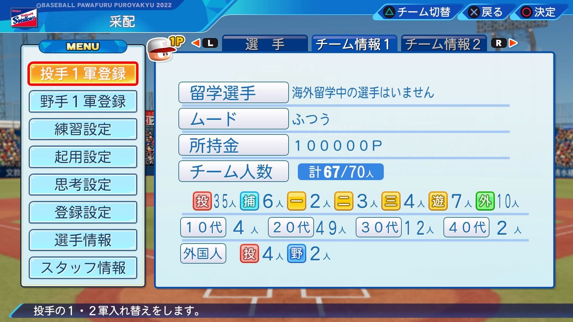 戦力不足のポジション選手を獲得