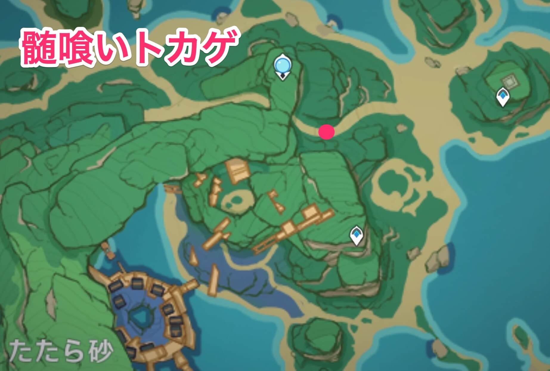 髄喰いトカゲのマップ画像